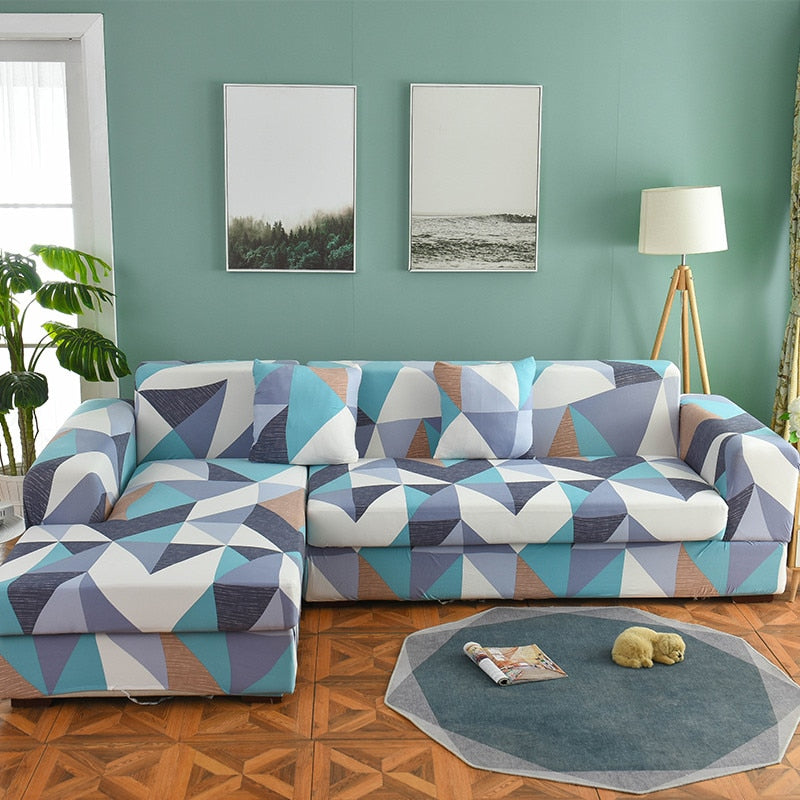 Protect and Refresh Your L-Shape Sectional with a Stretchy Fabric Sofa ...