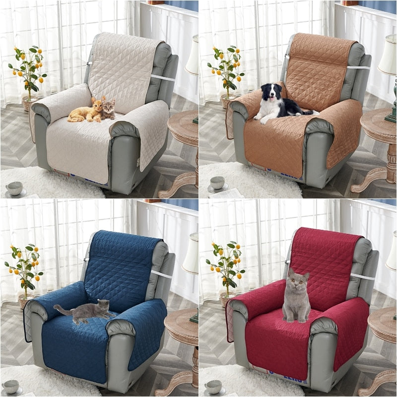 How To Protect Your Furniture From Pets And Kids SofaCoverUK   1 Seater Recliner Sofa Cover For Dogs Pets Kids Anti Slip Couch Slipcovers Solid Color Single 