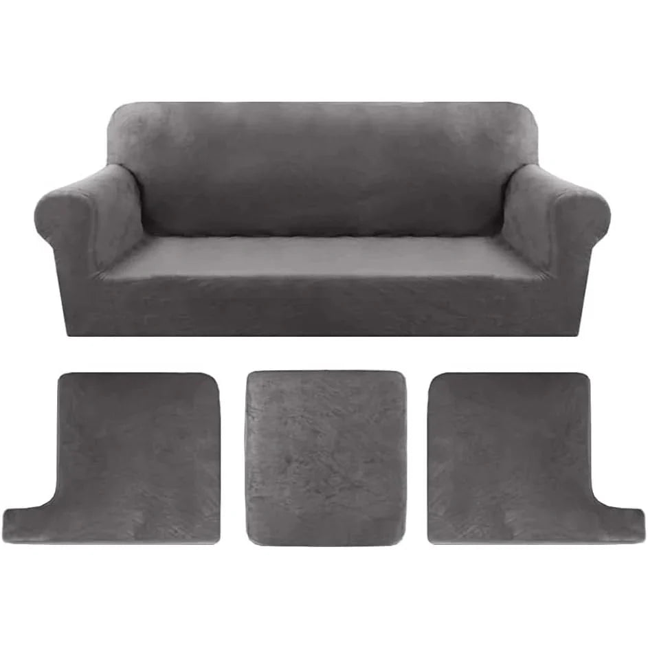 Protect and Style Your Sofa with a Velvet Sofa Cover Bundle In Reading