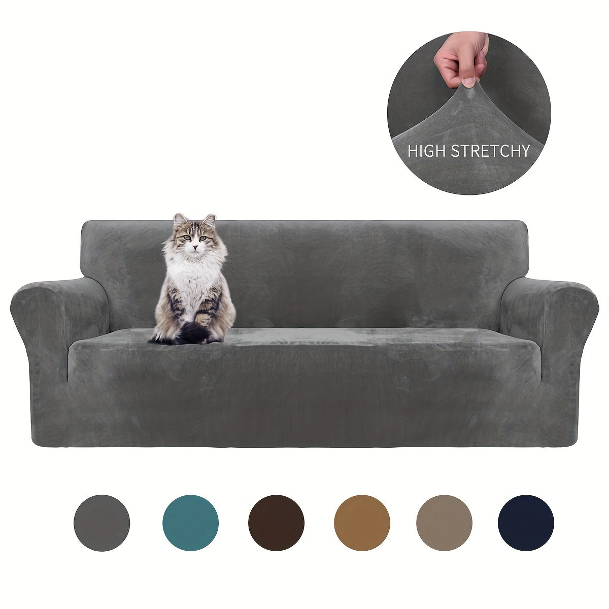 Protect Your Sofa in Style with a Pet-Friendly Velvet Sofa Cover