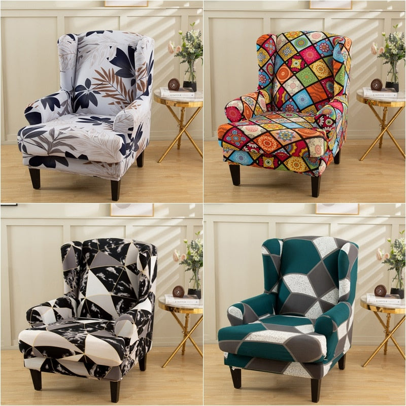 Transform Your Furniture with a Floral Wing Chair Cover
