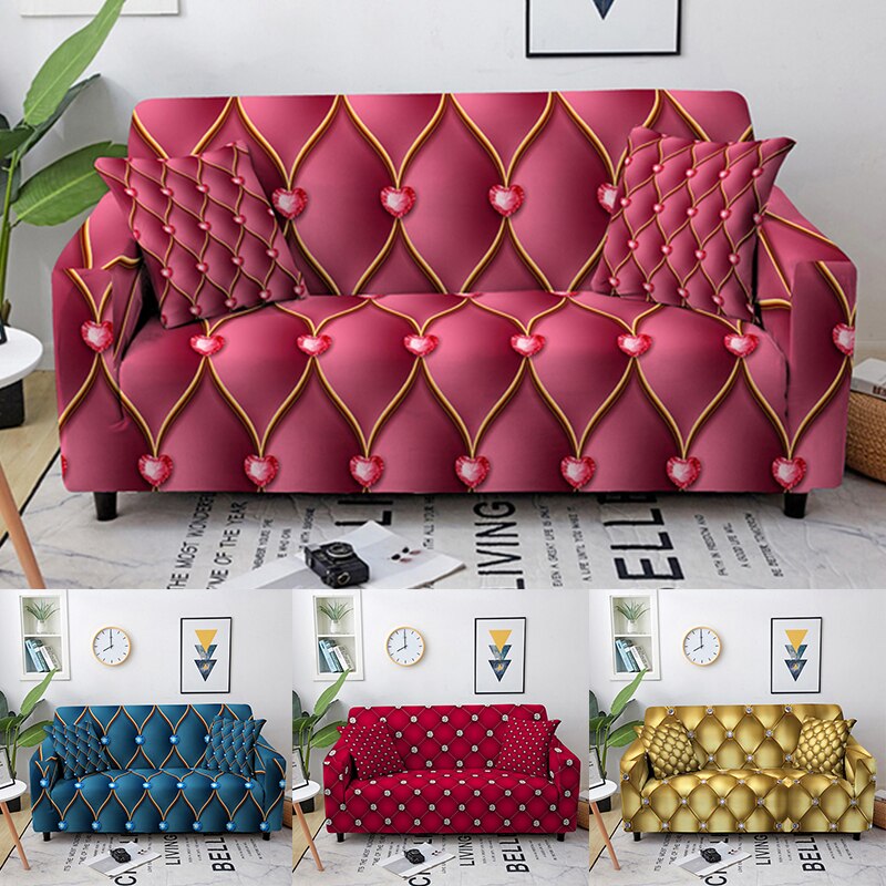 Protect Your Sofa with Geometric Elastic Sofa Cover