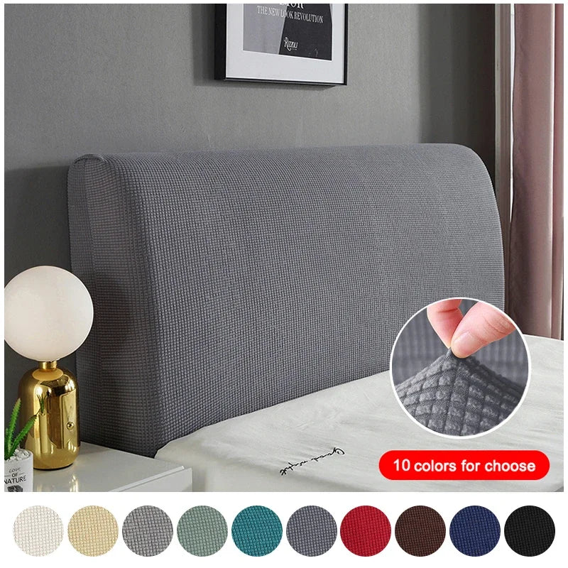 Headboard Cover Bed Head Covers Thicken Elastic Bed Headboard Cover Back Protection Dust Cover
