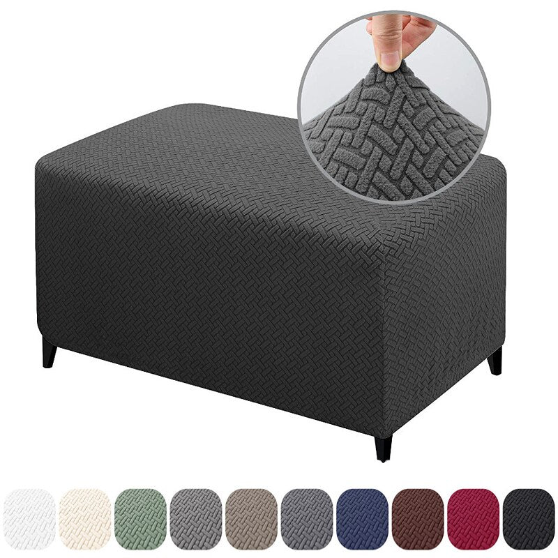 Protect Your Ottoman in Style with a Jacquard Ottoman Chair Cover