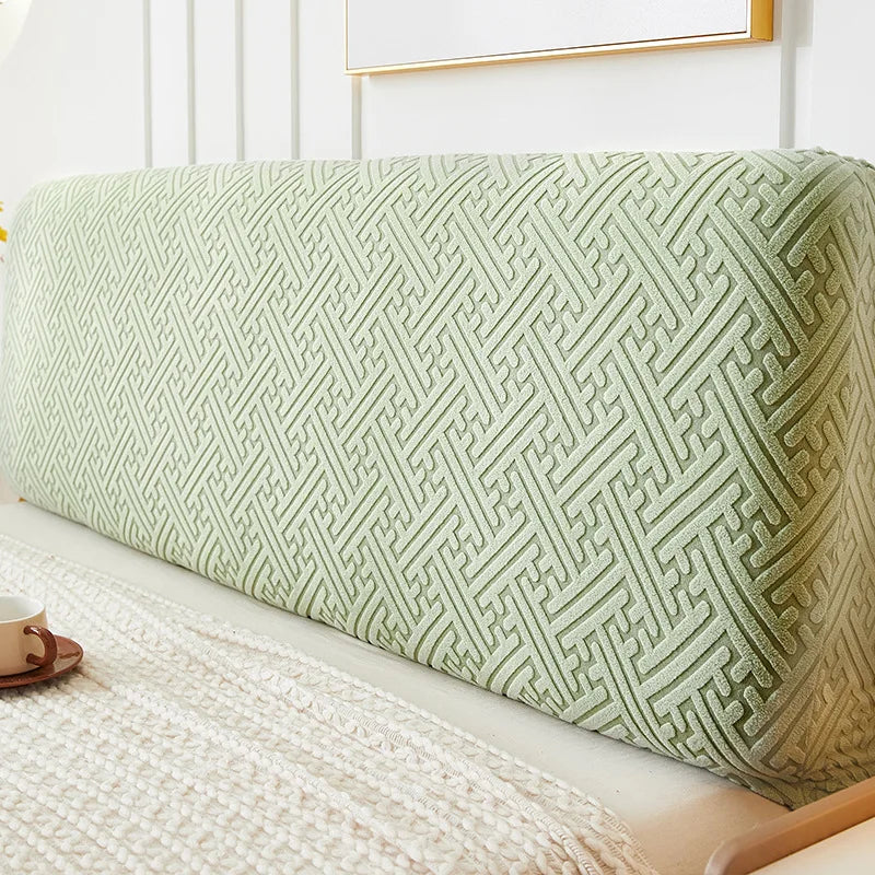 Jacquard Stretch Bed Headboard Cover Elastic All-inclusive Bed Backrest Covers