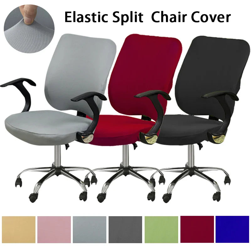 Office Chair Covers Elastic Computer Lift Rotate Chair Slipcover Removable Chair Seat Covers