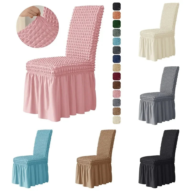 Transform Your Dining Room with an Elegant Seersucker Chair Cover