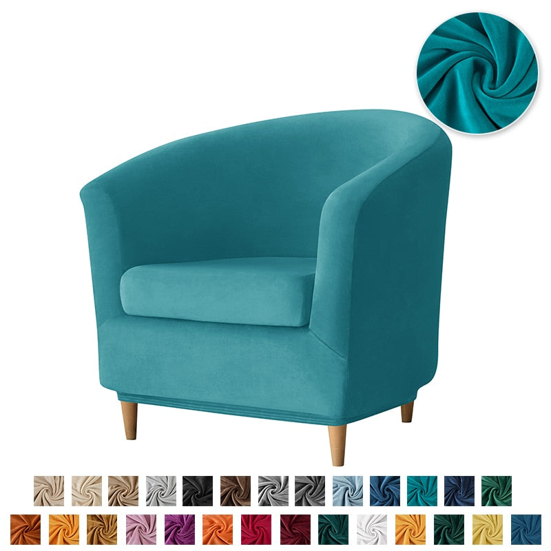 Transform Your Space with a Stylish Velvet Tub Club Chair Cover In Nottingham