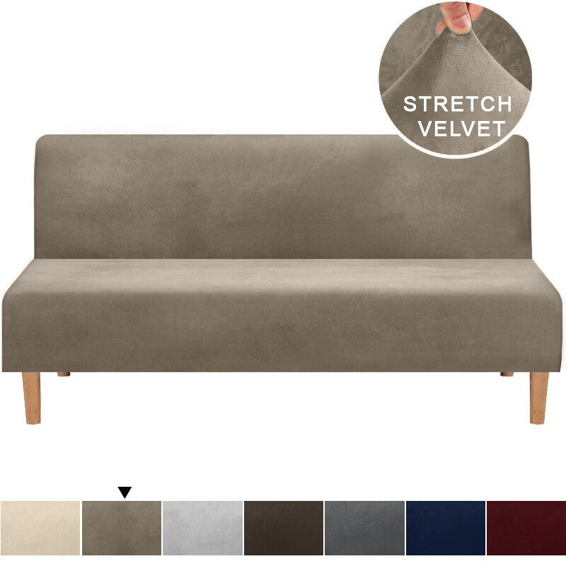 Protect Your Sofa in Style with Velvet Fabric Sofa Bed Cover In Sheffield