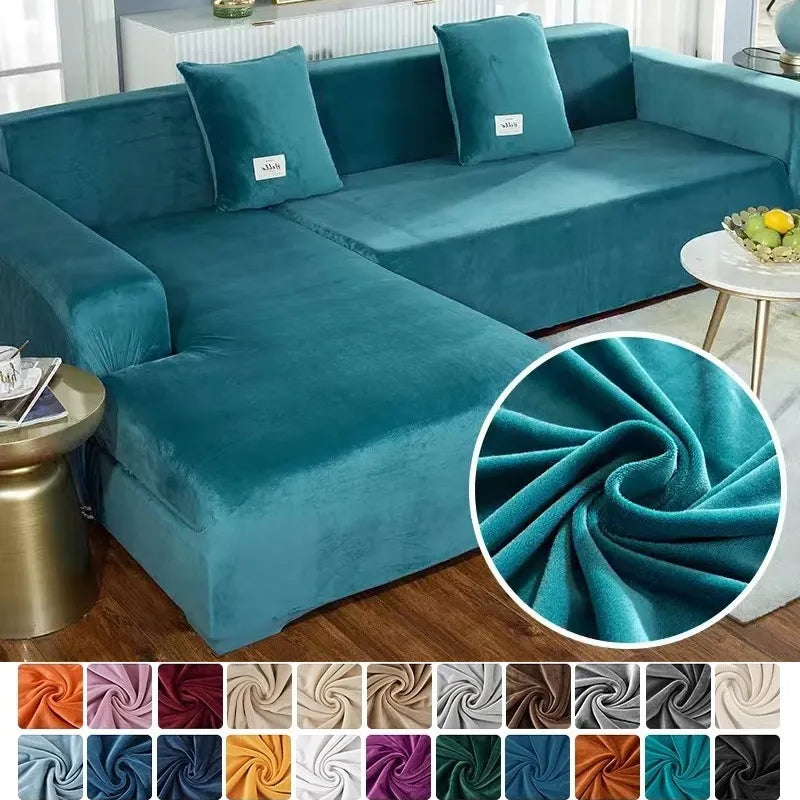 Protect and Beautify Your Sofa with a Velvet Plush Sofa Cover – SofaCoverUK