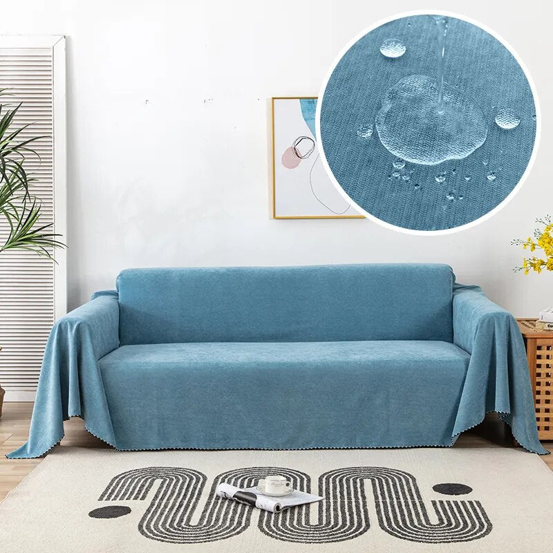How often should you wash loose sofa covers in the humid UK climate?