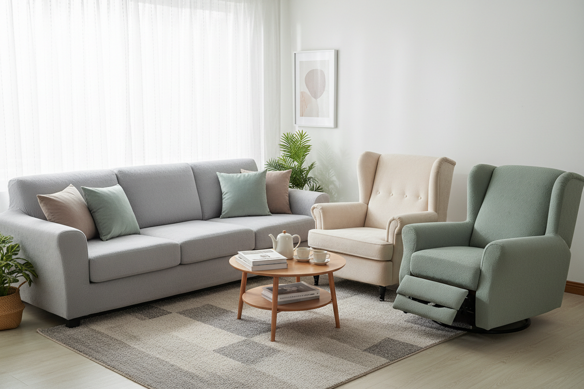 Best Stretch Sofa Covers for Odd Shapes: Corner Sofas, Wingbacks & Recliners
