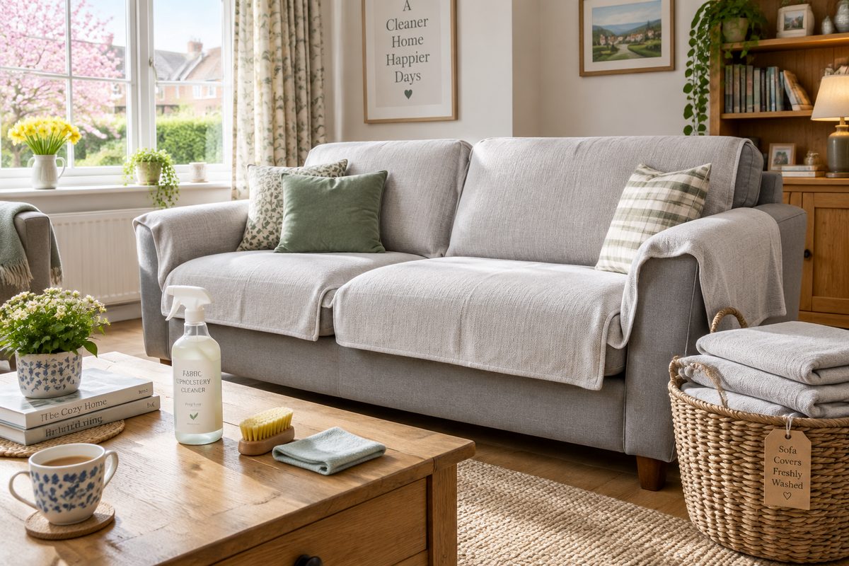 How to Deep Clean Sofa Covers After Winter: A Complete UK Spring Cleaning Guide