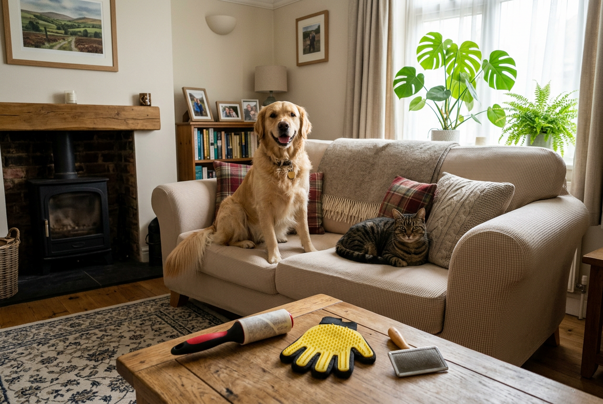 How to Remove Pet Hair from Sofa Covers: A UK Pet-Owner's Guide