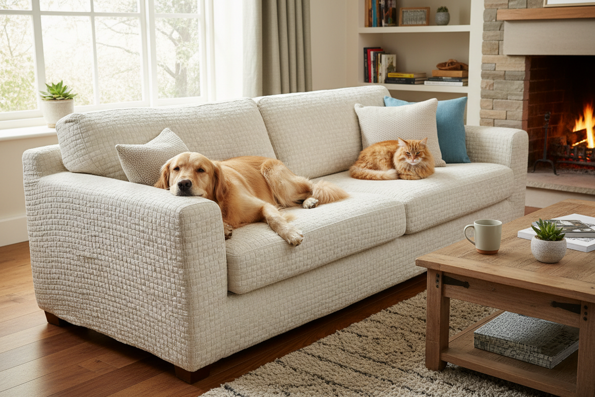 Pet-Friendly Sofa Covers UK: The Complete Buyer's Guide for Dog and Cat Owners