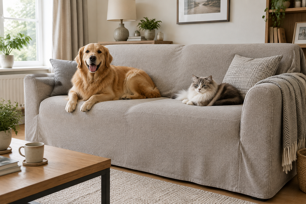 Pet Friendly Sofa Covers UK: How to Protect Your Sofa from Dogs and Cats