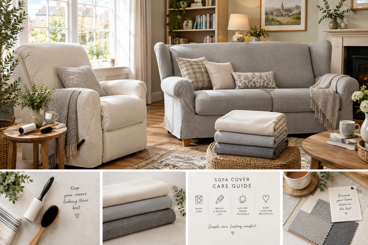 Recliner & Wingback Sofa Covers: The Complete UK Care & Maintenance Guide