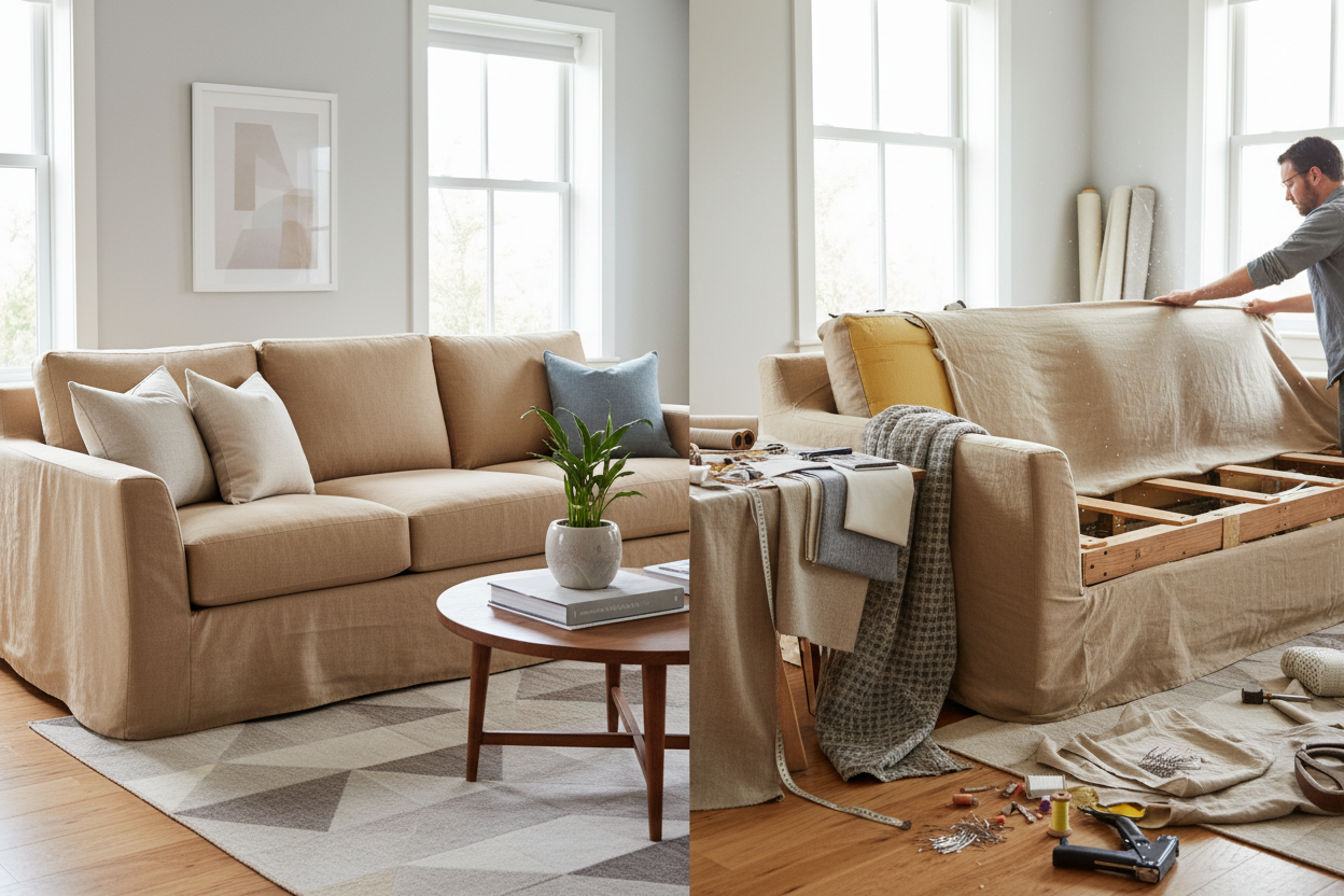 Sofa Covers vs Reupholstery: Which Is Right for Your UK Home?