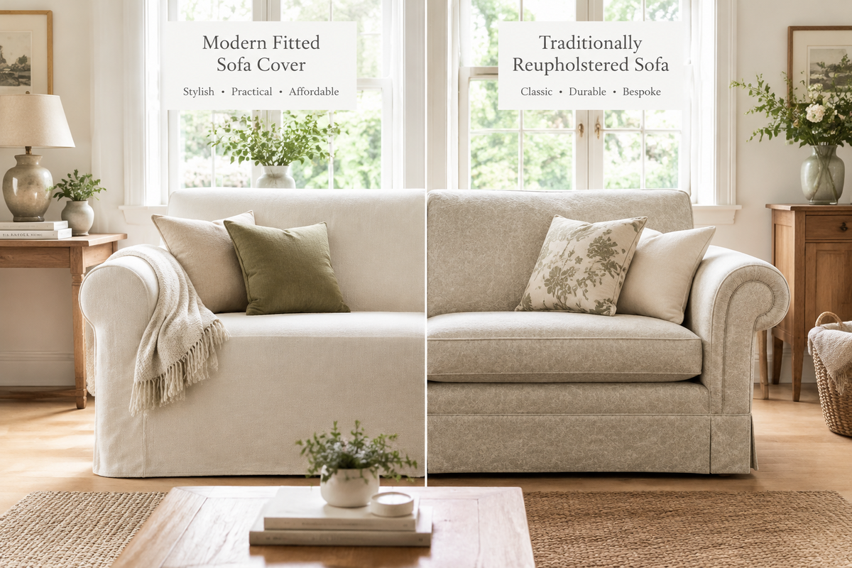 Sofa Covers vs Reupholstery: Which Is Better for Your Sofa?