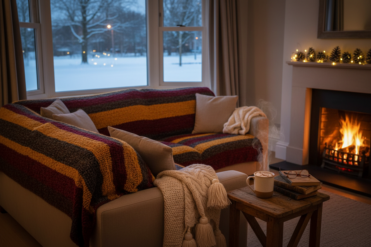 Winter Sofa Covers UK: How to Choose a Cosy, Hard-Wearing Cover That Survives the Cold Months