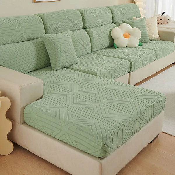 1/2/3/4 Seater Jacquard Elastic Sofa Cushion Covers for Living Room Couch Cover ArmChair Protector Sofa Slipcovers