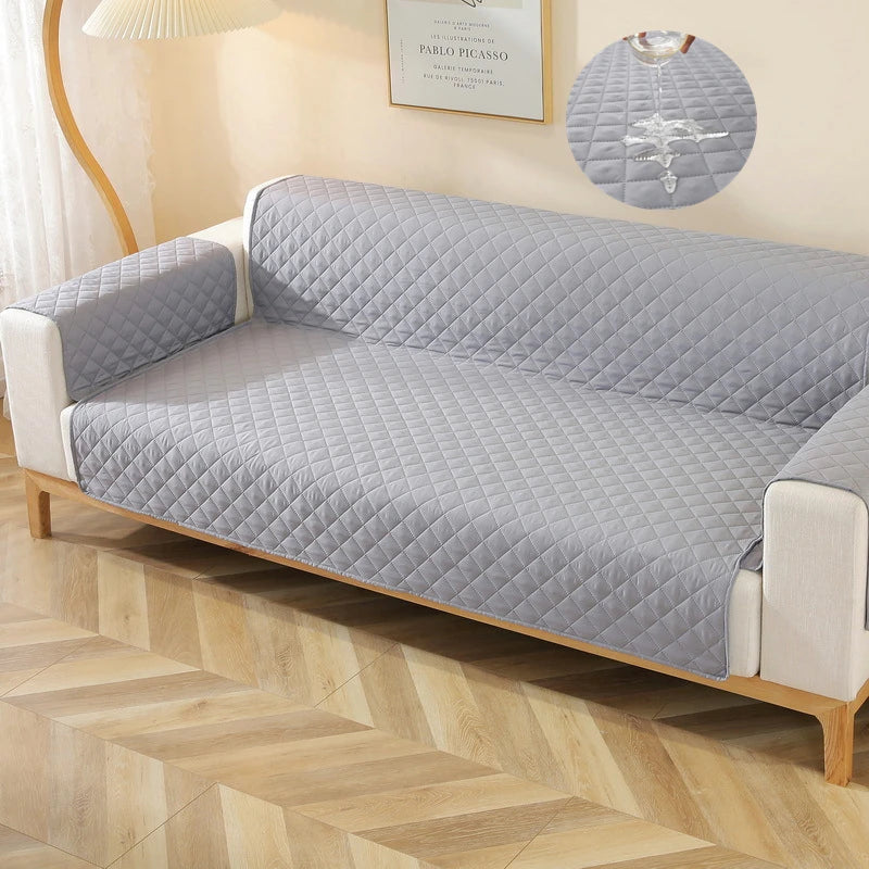 1 2 3 4 Seater Sofa Throw Cover Couch Slipcovers Water Repellent Double Side Use Pet Dog Sofa Mat Furniture Protector