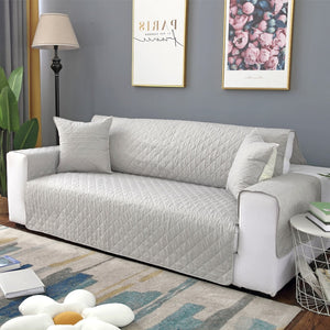 1-2-3 Seat White Sofa Covers