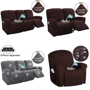 1-2-3 Seater Waterproof Recliner Sofa Covers