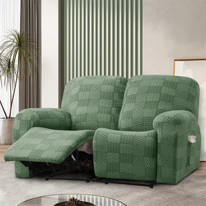 Elastic 2-Seater Recliner Sofa Cover