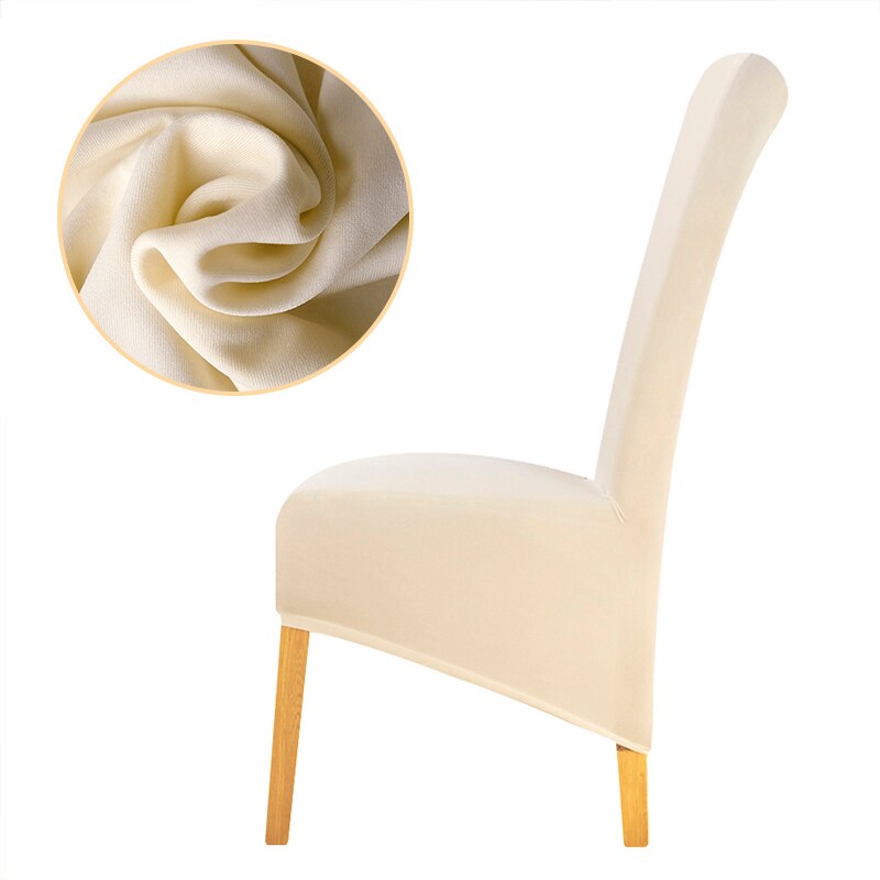 1 Piece Chair Cover Big Size Long Back Europe Style Seat Chair Covers