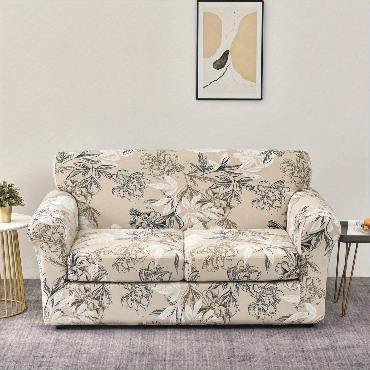 1 Set Of 2/3/4pcs Elastic Sofa Slipcover Non-slip Sofa Cover Couch Cover Couch Cover