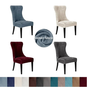Velvet Dining Chair Cover
