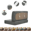 2 Pcs/set Polar Fleece Dinette Cushions Covers Elastic RV Couch Cover Sofa Seat Covers Bench Backrest Cover RV Camper Car Decor