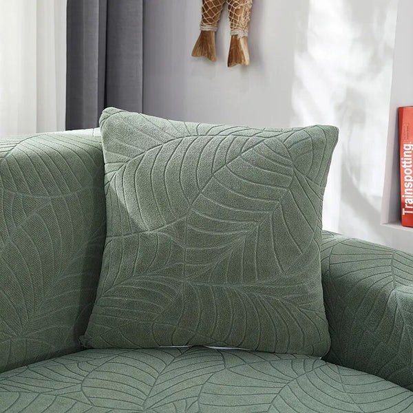 1 Piece Set 45x45cm Cushion Cover Jacquard Fabric Removable Pillowcase Sofa 8 Solid Color Pillowcases