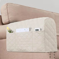 2PCS Couch Arm Covers Water Resistant Armrest Cover for Sofa Remote Control Holder Sofa Armrest Organizer for Magazine