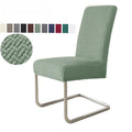 Non-Slip Stretch Dining Chair Covers – Textured Twill Chair Slipcovers