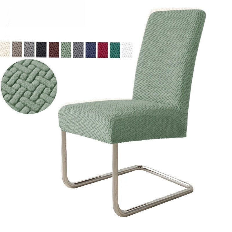 Non-Slip Stretch Dining Chair Covers – Textured Twill Chair Slipcovers