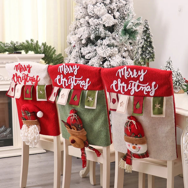 Dining chair christmas covers sale