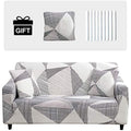 Stretch Armchair Slipcovers 1/2/3/4 Seater Sofa Cover UK Easy-fit Sofa Slipcovers Furniture Protector for Armchair, Soft Fabric Settee Covers