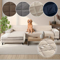 Waterproof Sofa Cover L-Shaped Sofa Slipcover Sofa Protective Cover For Dogs & Cats Suitable For Bedroom Living Room Home Decor
