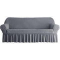 Sofa Slipcover for 3 Seater Sofa Cover Couch Cover with Skirt Durable Washable High Elastic Stretchable