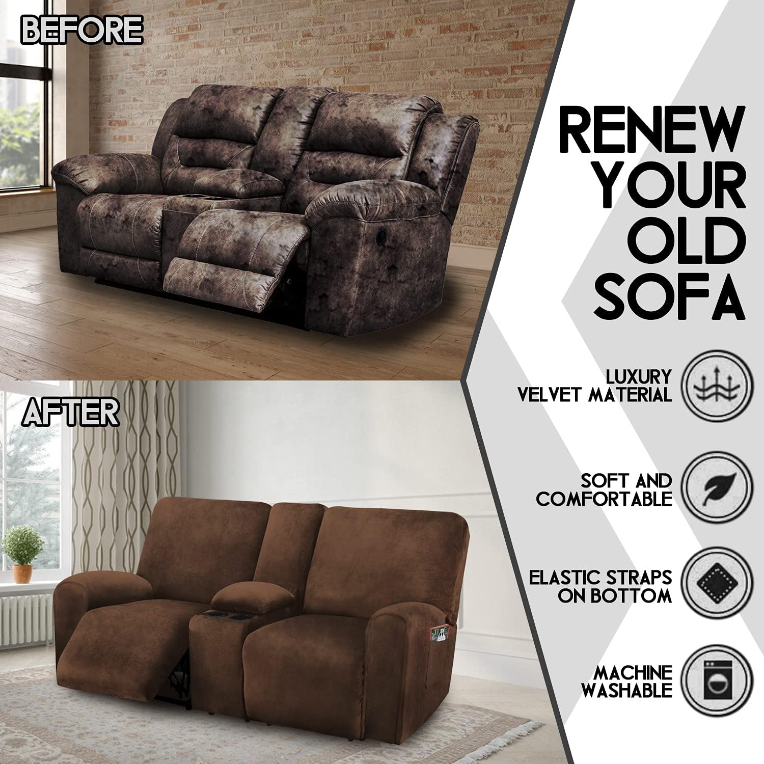 Pet-Friendly Recliner Sofa Covers