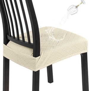 Washable Stretch Waterproof Dining Chair Seat Cover
