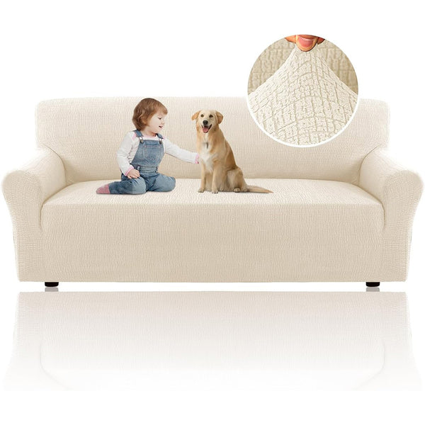 Newest Jacquard Dogs Couch Covers Stretch Sofa Covers Furniture Protector Anti-Slip Soft Thickened Slipcovers Washable