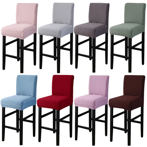 Bar Stool Chair Covers Stretch Pub Stool Chair Slipcover Counter Stool Cover Bar Stool Slipcovers Removable for Kitchen Dining Room