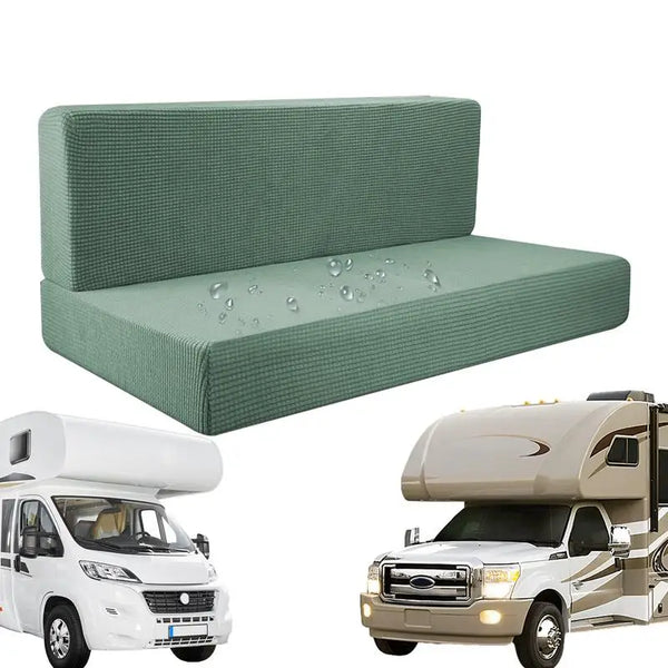 Camper Couch Cover Creative Non Slip Camper RV Dinette Cushion Cover Outdoor Storage Waterproof Furniture Protector Car Accessories
