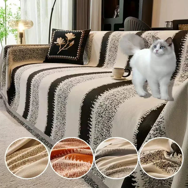 Chenille Sofa Towel Pet Anti-Fouling Dustproof Sofa Throw Cover Fabric Living Room Household Sofa 1/2/3/4 Seat Sofa Use