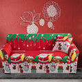 Christmas Sofa Covers Christmas Decoration for Home 2025 Christmas Snowman Couch Cover Set Navidad Natal Noel New Year Decor 2025