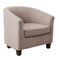 Club Chair Covers Stretch Jacquard Single Seater Armchair Sofa Cover Elastic Bar Tub Club Slipcover