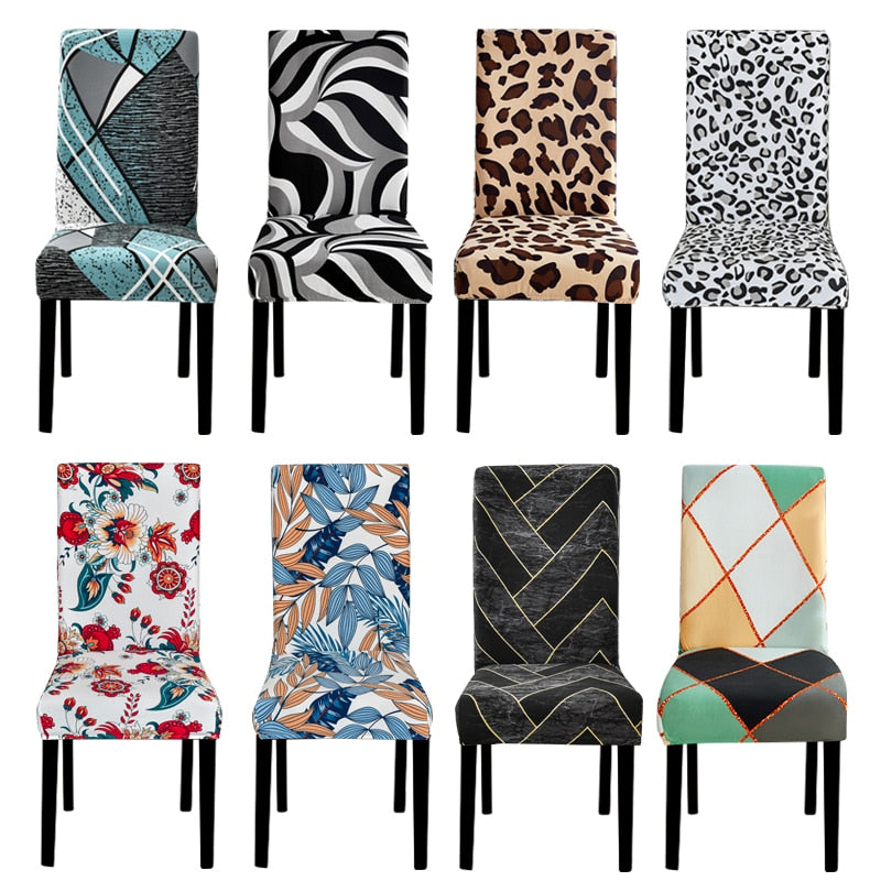 Dining Chair Covers Spandex Stretch Seat Cover for Wedding Office Kitchen Banquet Party Seat Case Housse De Chaise Home Textile